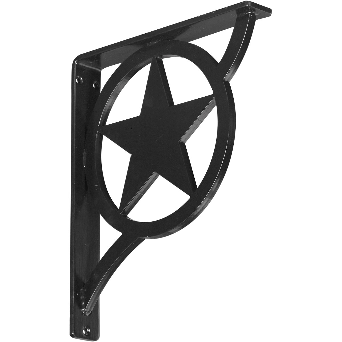 1 1/2"W X 7 1/2"D X 10"H Austin Wrought Iron , (Single Center Brace), Antiqued Pale Gold Furniture > Cabinets & Storage > Ironing Centers Ekena Millwork 1 1/2"W x 10"D x 12"H Powder Coated Black