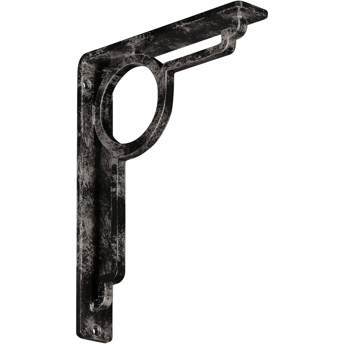 1 1/2"W X 12"D X 15"H Maria Wrought Iron , (Single Center Brace), Antiqued Pale Gold Furniture > Cabinets & Storage > Ironing Centers Ekena Millwork 1 1/2"W x 7 1/2"D x 10"H Antiqued Warm Silver