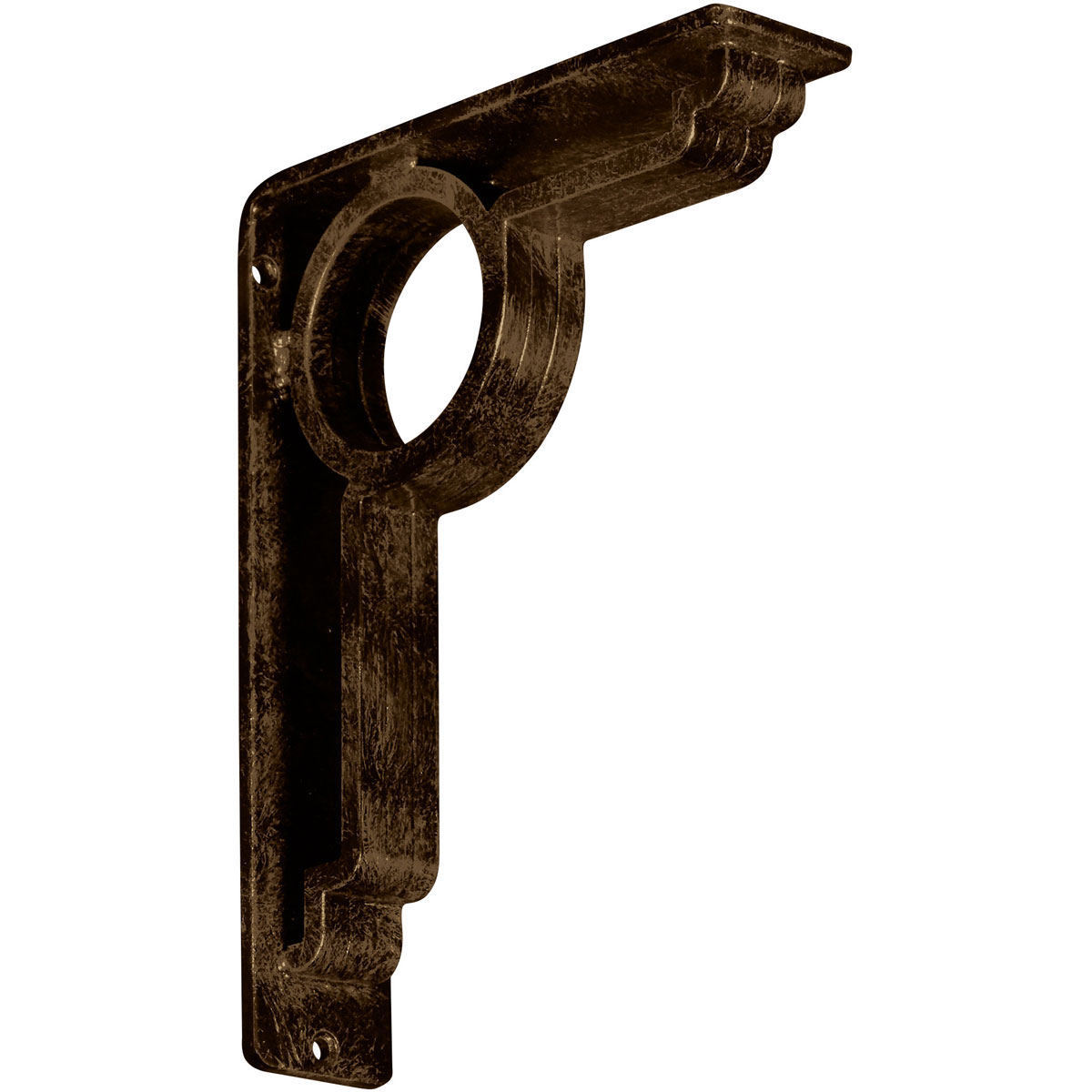 1 1/2"W X 12"D X 15"H Maria Wrought Iron , (Single Center Brace), Antiqued Pale Gold Furniture > Cabinets & Storage > Ironing Centers Ekena Millwork 2"W x 7 1/2"D x 10"H Antiqued Brass