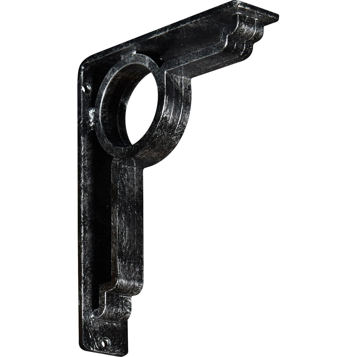 1 1/2"W X 7 1/2"D X 10"H Maria Wrought Iron , (Single Center Brace), Antiqued Brass Furniture > Cabinets & Storage > Ironing Centers Ekena Millwork 2"W x 7 1/2"D x 10"H Antiqued Silver