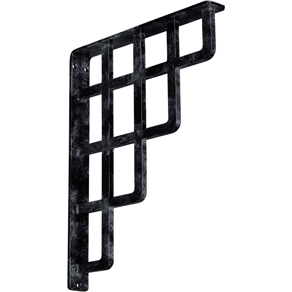 1 1/2"W X 12"D X 15"H Diane Wrought Iron , (Single Center Brace), Antiqued Copper Furniture > Cabinets & Storage > Ironing Centers Ekena Millwork 1 1/2"W x 12"D x 15"H Antiqued Pewter