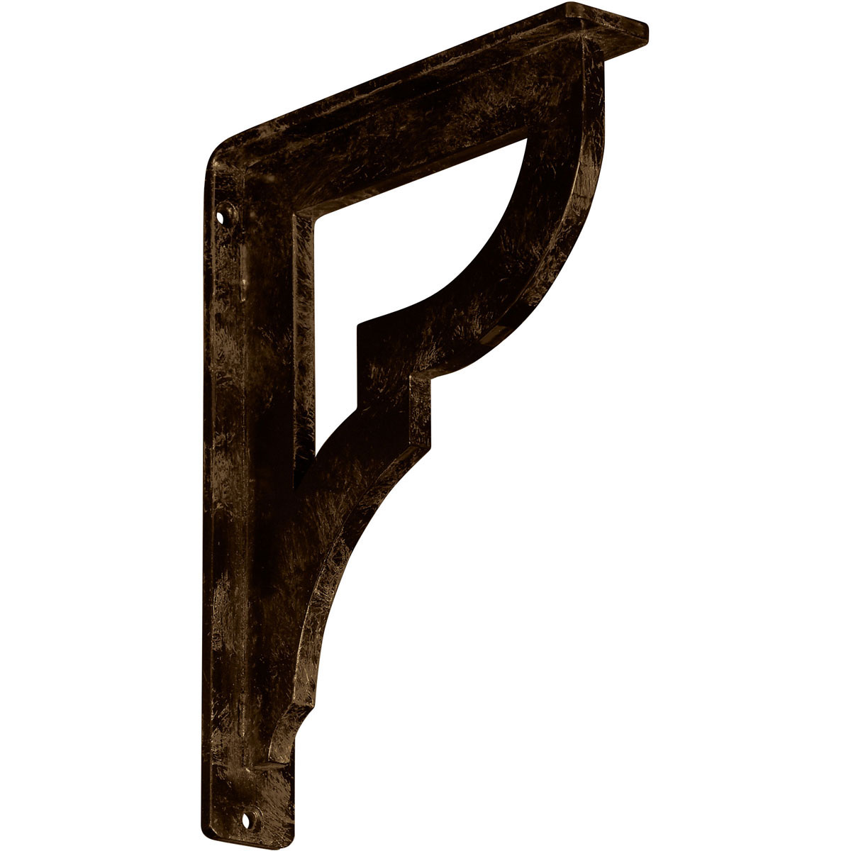 2"W X 12"D X 15"H Bradford Wrought Iron , (Triple Center Brace), Antiqued Bronze Furniture > Cabinets & Storage > Ironing Centers Ekena Millwork 1 1/2"W x 7 1/2"D x 10"H Antiqued Brass