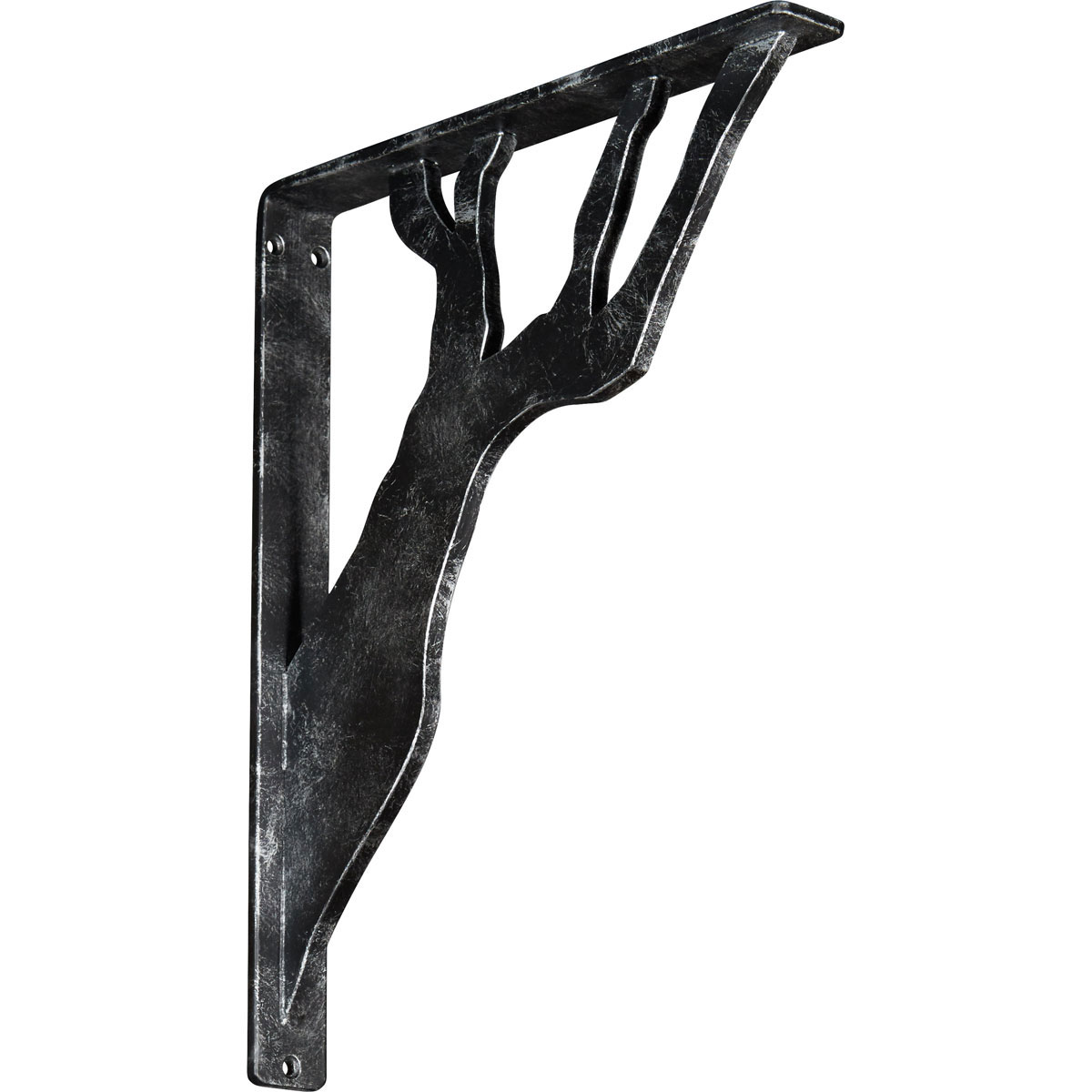 1 1/2"W X 12"D X 15"H Damon Wrought Iron , (Single Center Brace), Antiqued Copper Furniture > Cabinets & Storage > Ironing Centers Ekena Millwork 1 1/2"W x 12"D x 15"H Silver