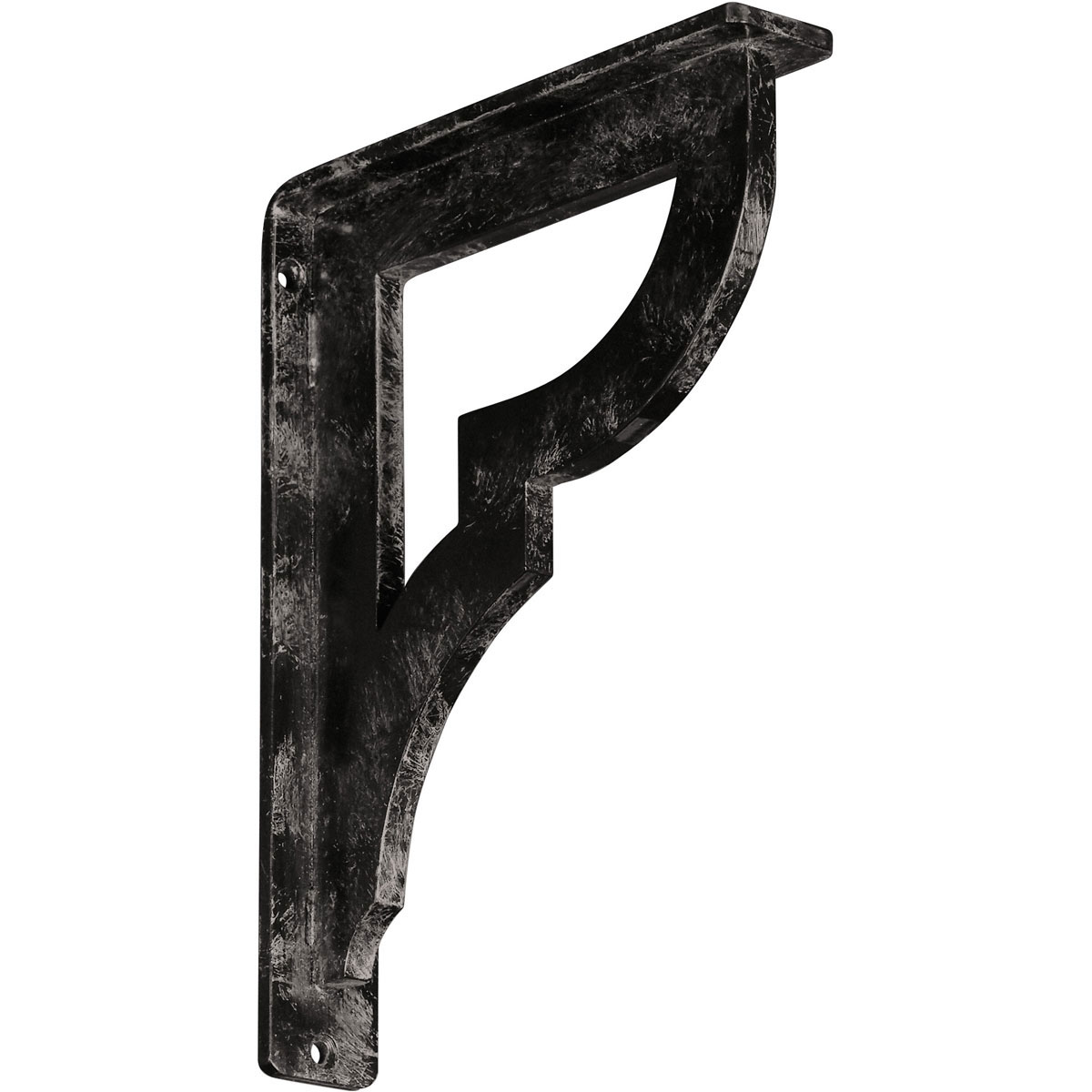 2"W X 12"D X 15"H Bradford Wrought Iron , (Triple Center Brace), Antiqued Bronze Furniture > Cabinets & Storage > Ironing Centers Ekena Millwork 1 1/2"W x 7 1/2"D x 10"H Antiqued Warm Silver