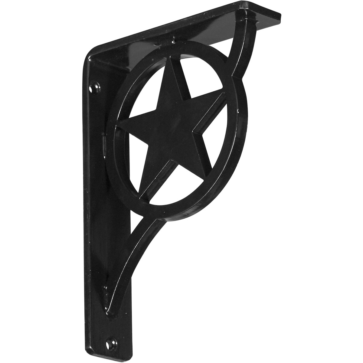 1 1/2"W X 7 1/2"D X 10"H Austin Wrought Iron , (Single Center Brace), Antiqued Pale Gold Furniture > Cabinets & Storage > Ironing Centers Ekena Millwork 1 1/2"W x 5 1/2"D x 8"H Powder Coated Black