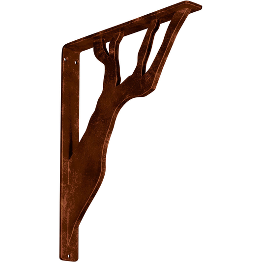 1 1/2"W X 12"D X 15"H Damon Wrought Iron , (Single Center Brace), Antiqued Copper Furniture > Cabinets & Storage > Ironing Centers Ekena Millwork 1 1/2"W x 12"D x 15"H Antiqued Copper