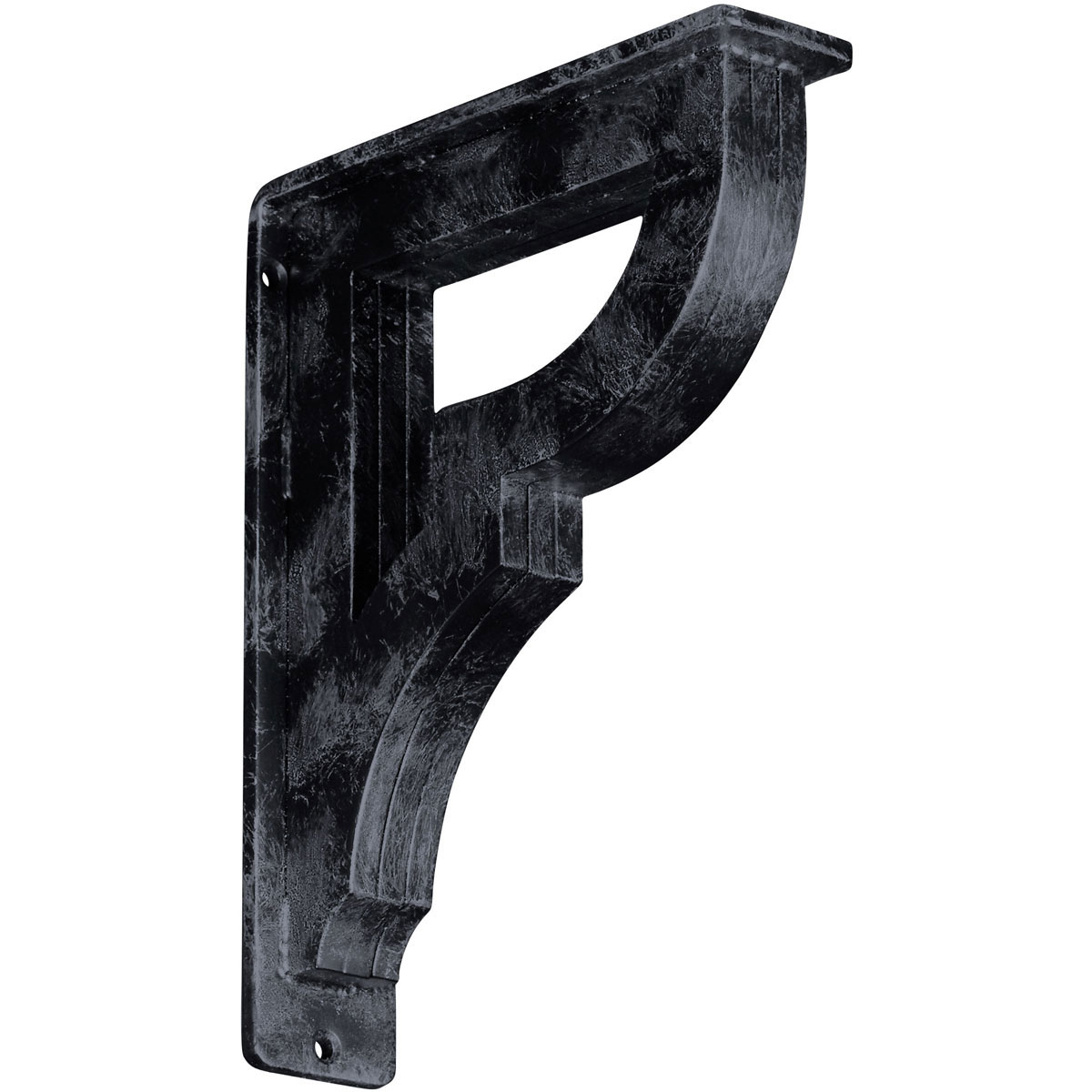 2"W X 12"D X 15"H Bradford Wrought Iron , (Triple Center Brace), Antiqued Bronze Furniture > Cabinets & Storage > Ironing Centers Ekena Millwork 2"W x 7 1/2"D x 10"H Antiqued Pewter