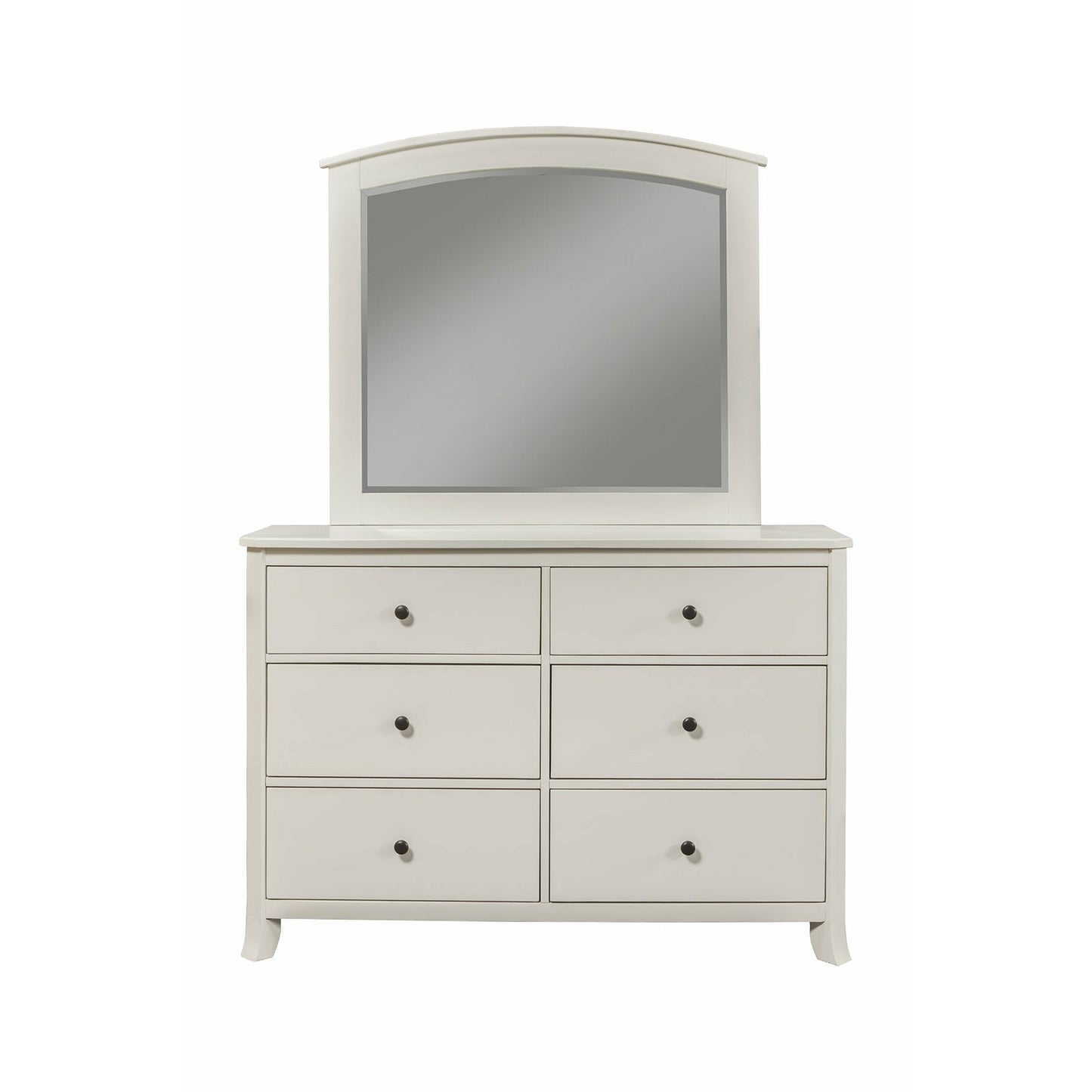 Skyline Decor Baker 6 Drawer Dresser, White