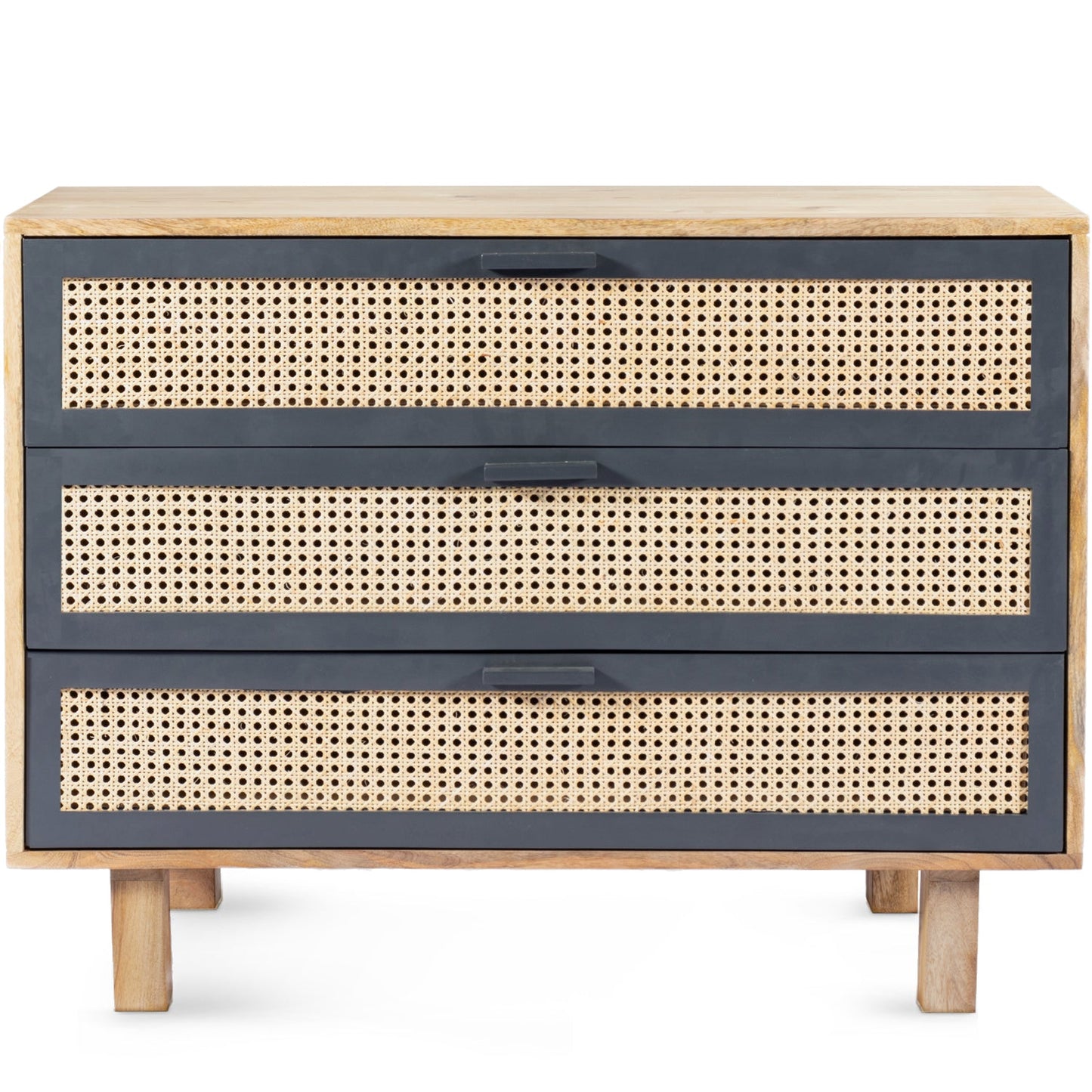 ASHTON MANGO WOOD + CANE CHEST