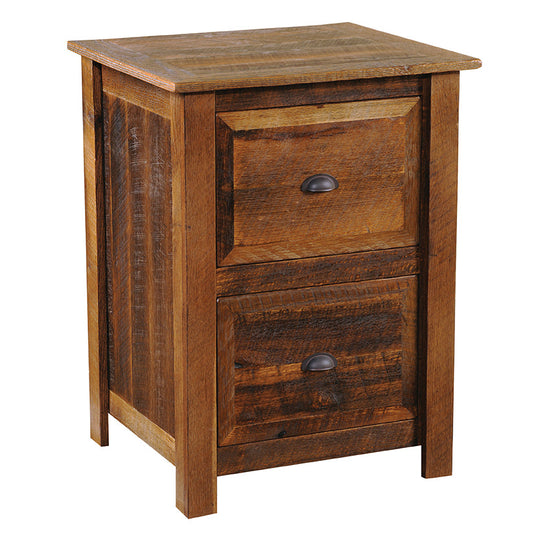 Fireside Lodge Barnwood File Cabinet