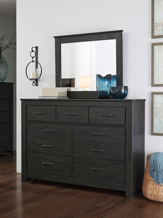 Brinxton Charcoal Dresser & Mirror