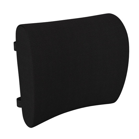 BlackArc Memory Foam Lumbar Support Pillow with Breathable Black Mesh Cover for Gaming Chairs, CertiPUR-US Certified Memory Foam