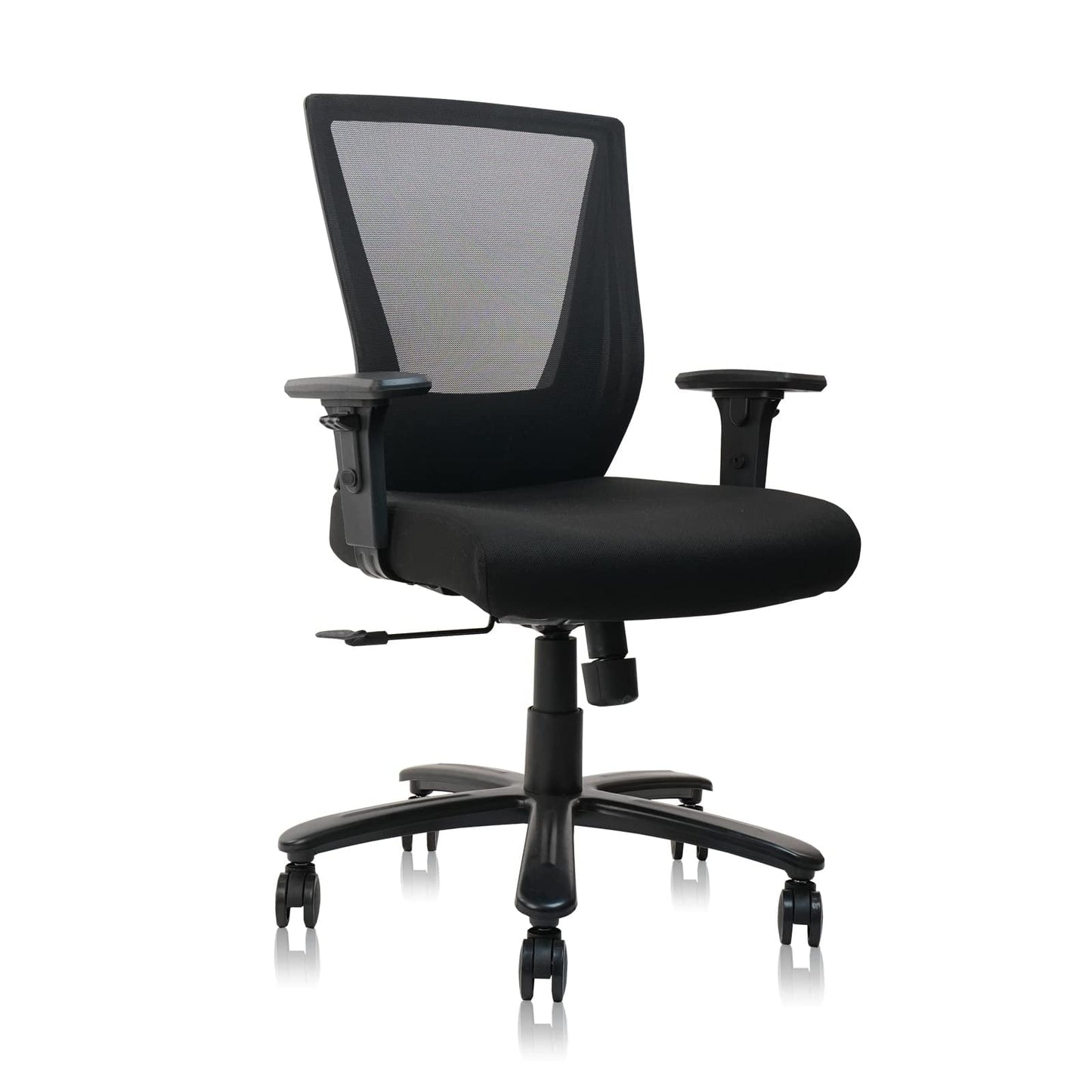 CLATINA Ergonomic Executive Mesh Chair with Adjustable Armrests Thickened seat Cushion, 400 lb Capacity Office Desk Chair for Home Office