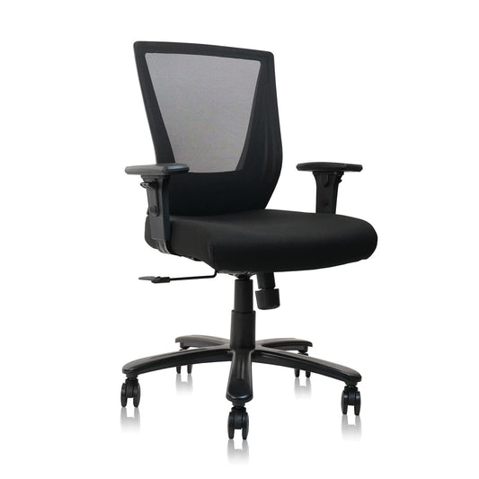 CLATINA Ergonomic Executive Mesh Chair with Adjustable Armrests Thickened seat Cushion, 400 lb Capacity Office Desk Chair for Home Office