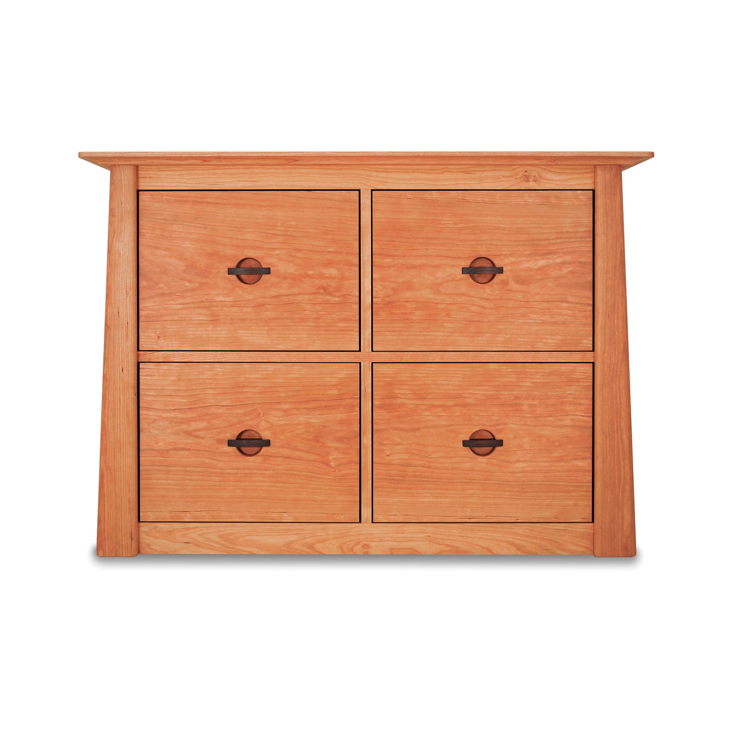 Cherry Moon 4-Drawer File Credenza