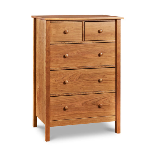 Traditional Shaker style chest in cherry wood