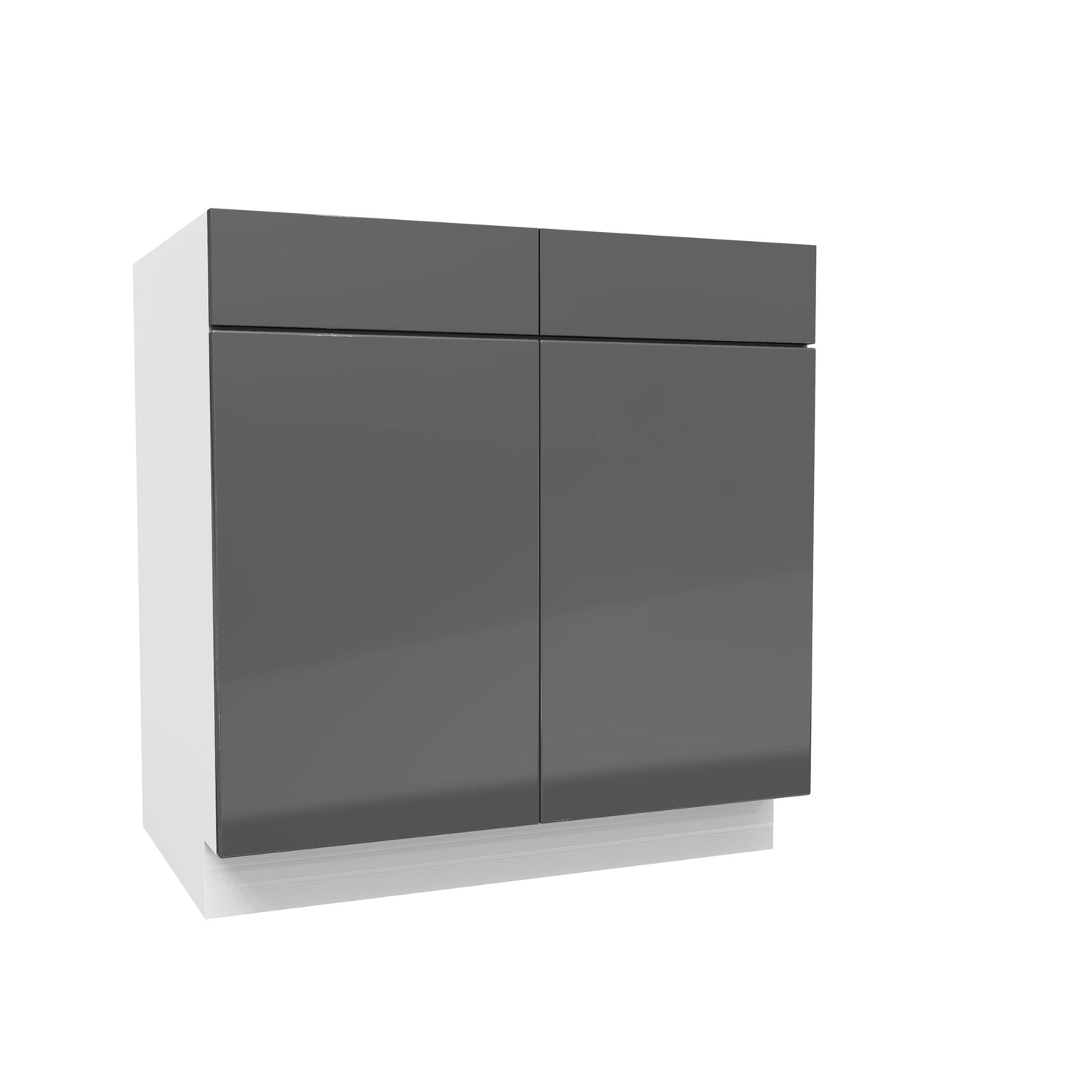 Sink Base Cabinet | Milano Slate | 33W x 34.5H x 24D
