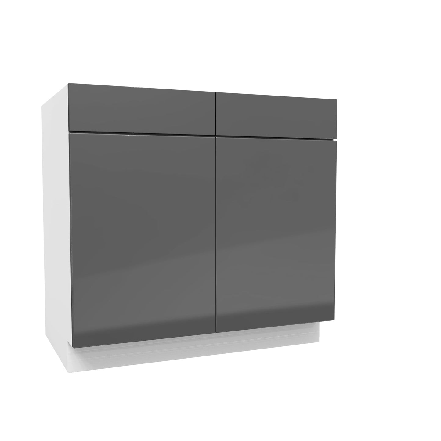 Sink Base Cabinet | Milano Slate | 36W x 34.5H x 24D