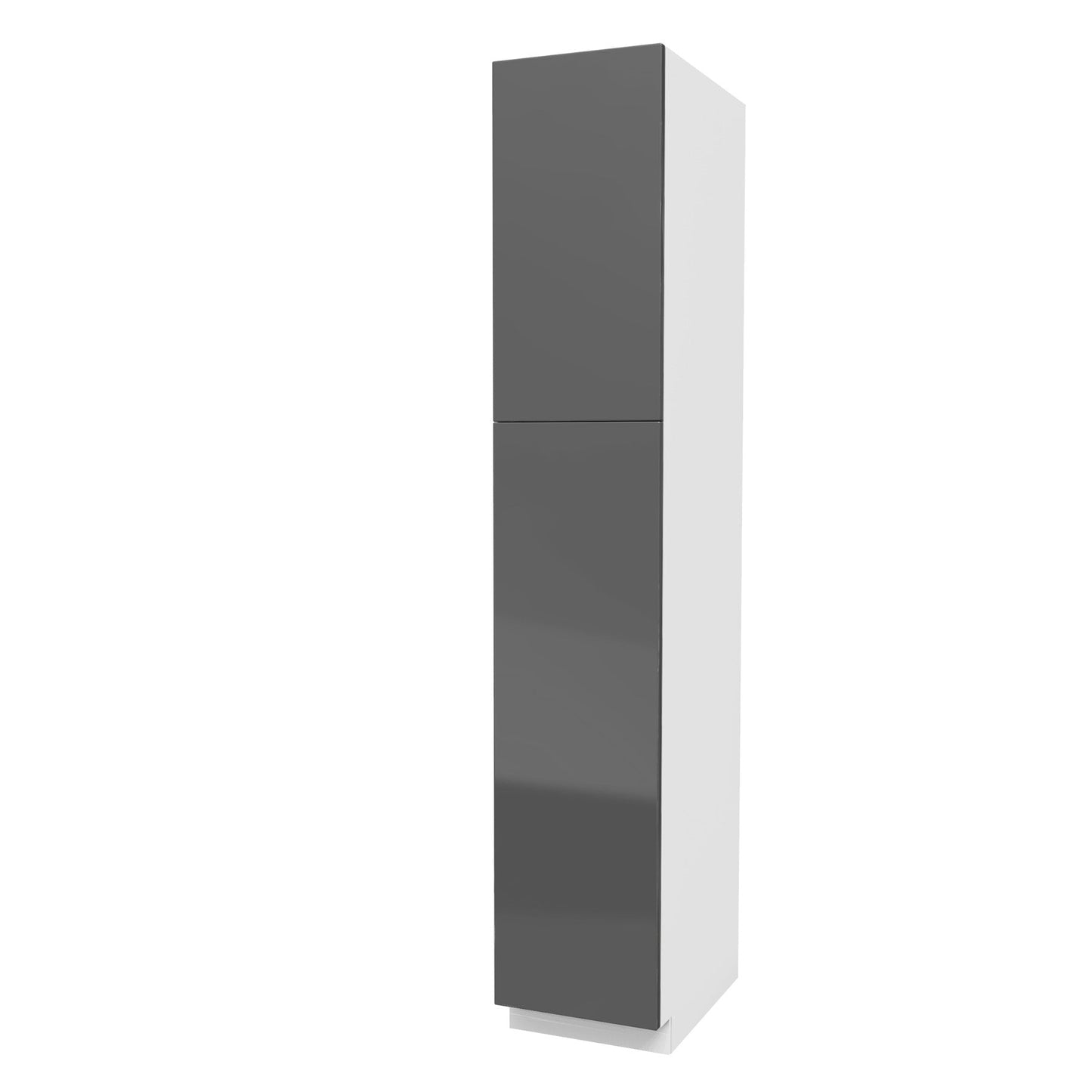 Utility Cabinet | Milano Slate | 15W x 84H x 24D