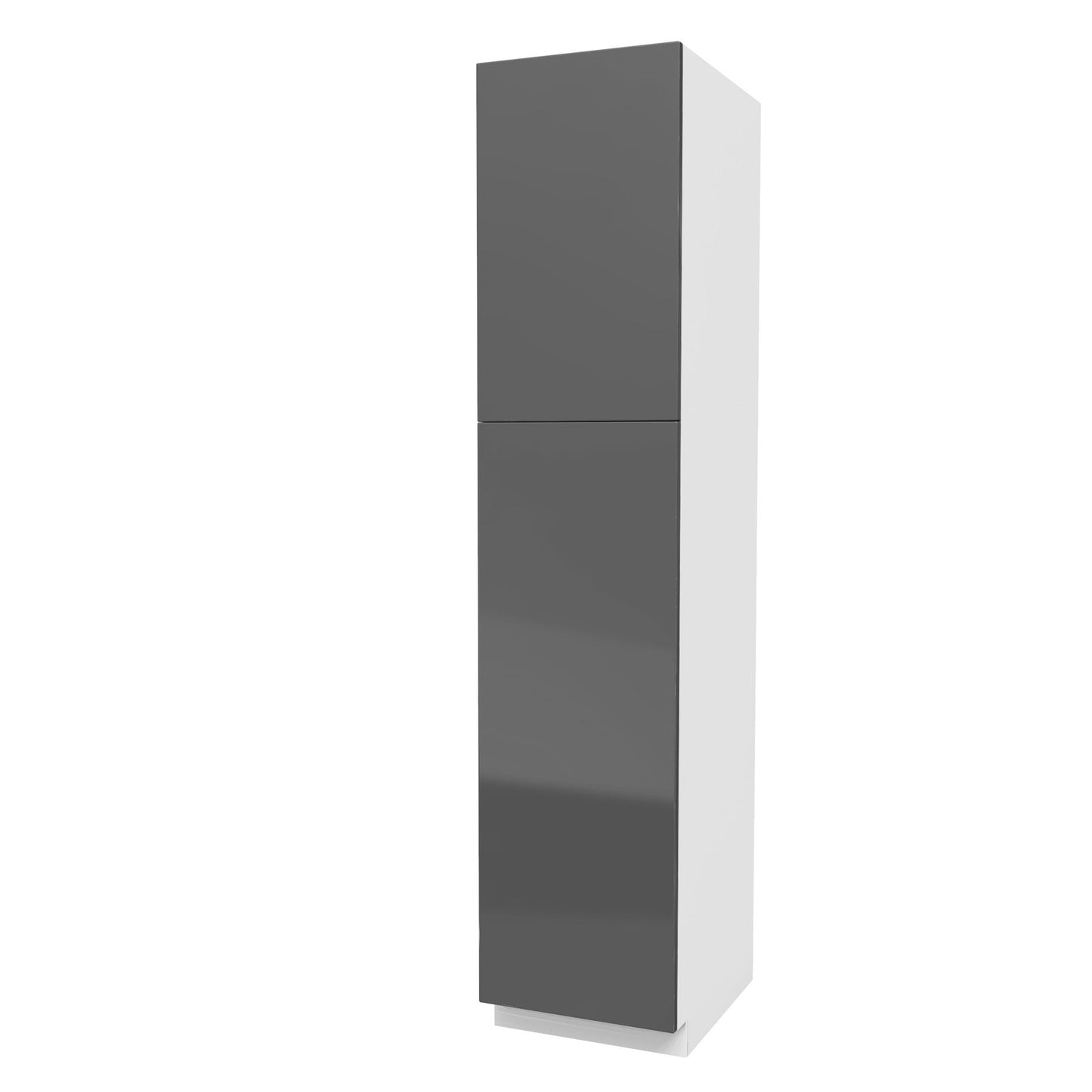 Utility Cabinet | Milano Slate | 18W x 84H x 24D