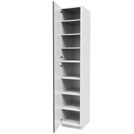 Utility Cabinet | Milano Slate | 18W x 96H x 24D