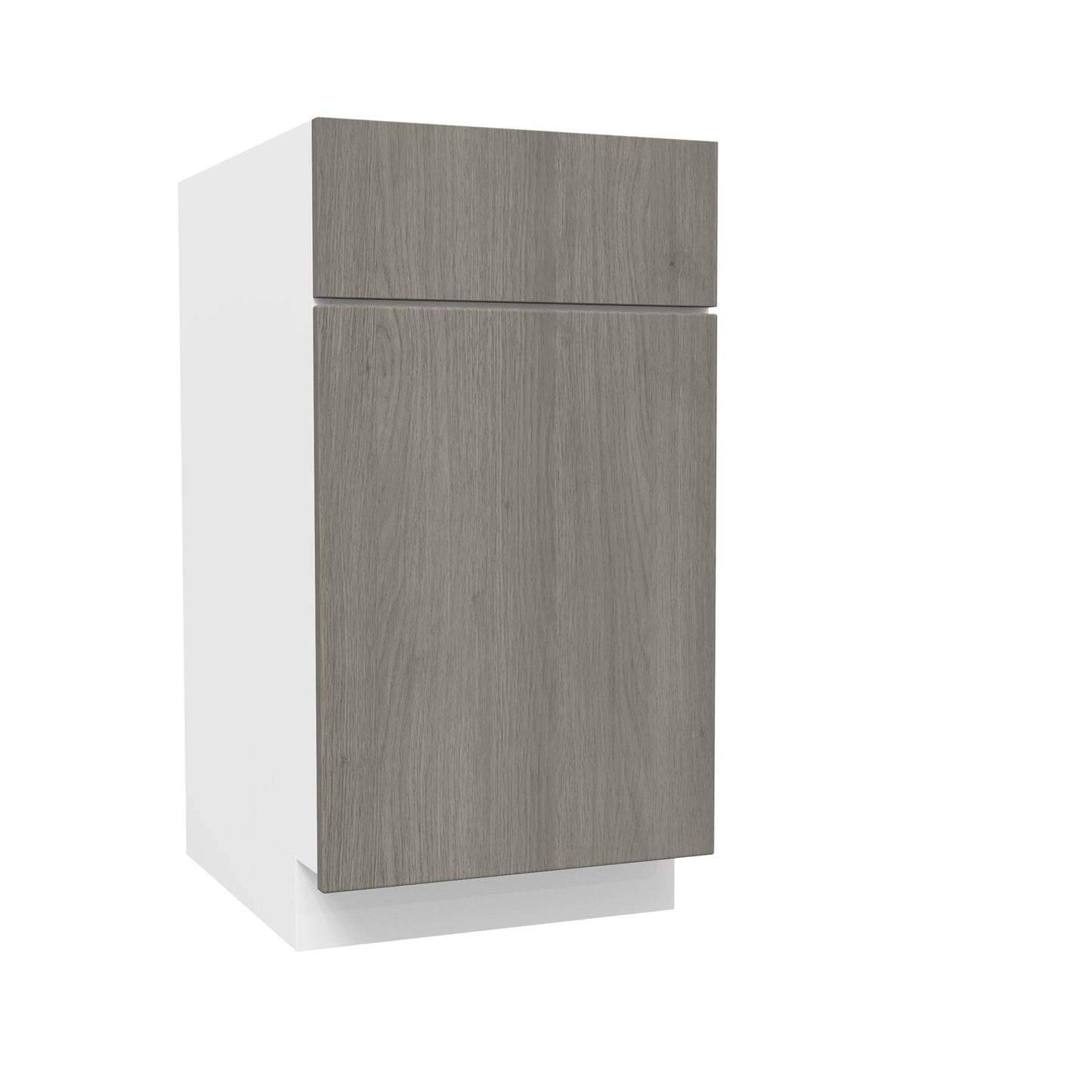Waste Basket Cabinet| Matrix Silver | 18W x 34.5H x 24D