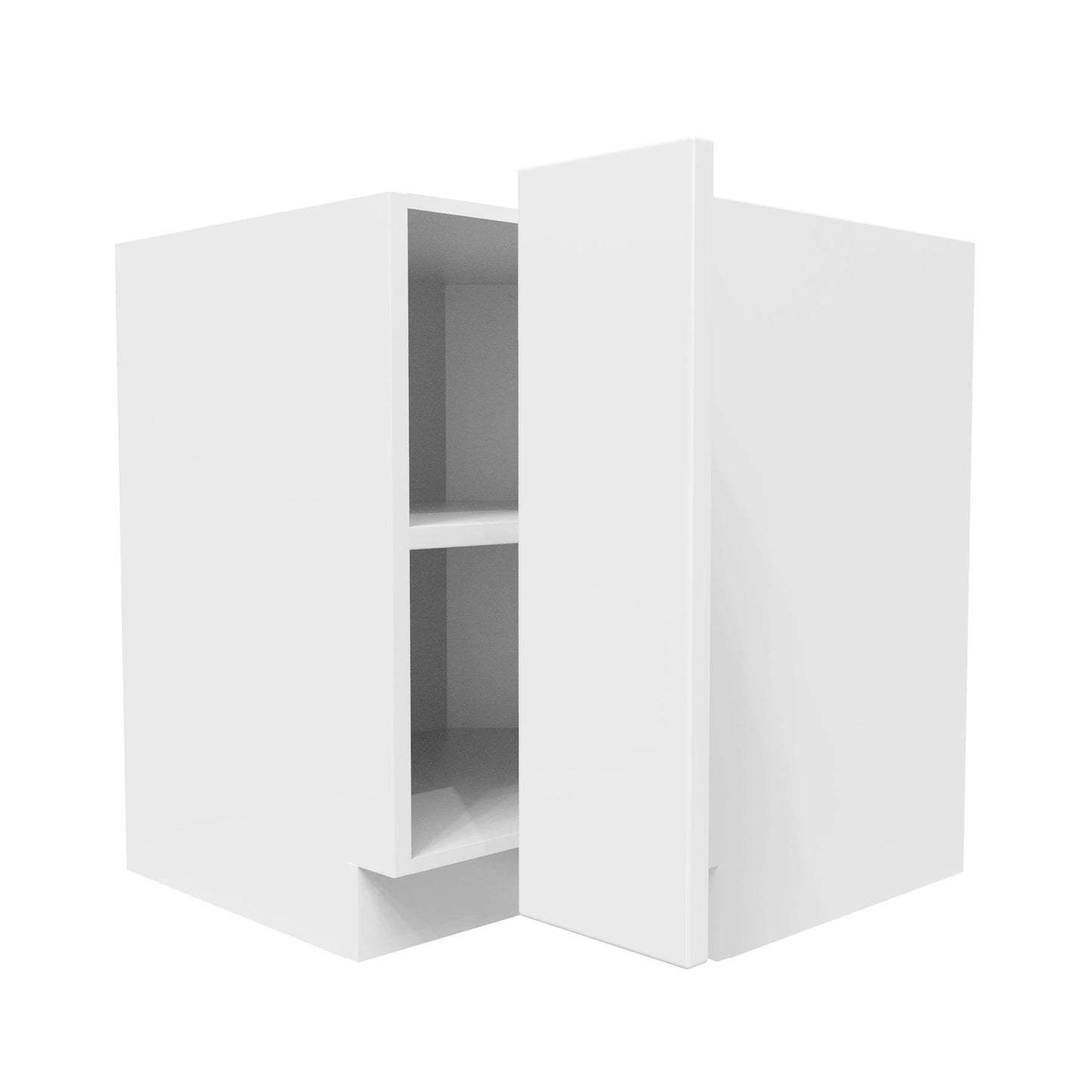 Square Corner Base Cabinet | Milano White | 33W x 34.5H x 24D