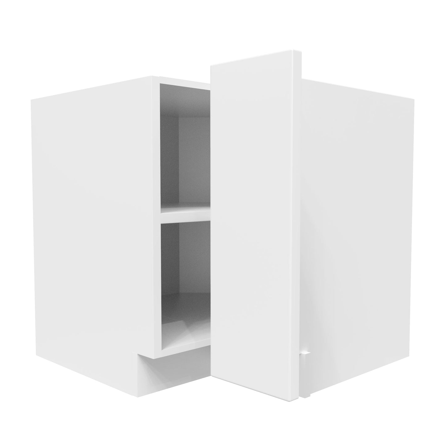 Square Corner Base Cabinet | Milano White | 36W x 34.5H x 24D
