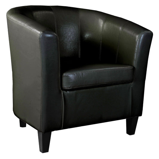 CorLiving Antonio Bonded Leather Tub Chair