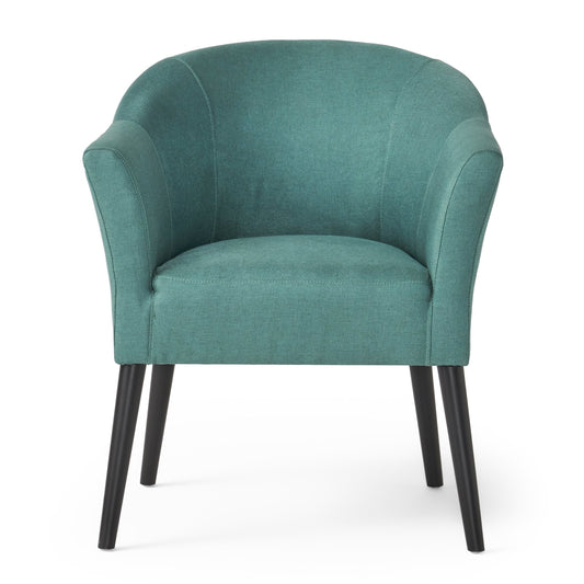 Cosette Fabric Arm Chair, Dark Teal
