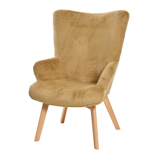 Creative Co-Op Plush Wingback Chair