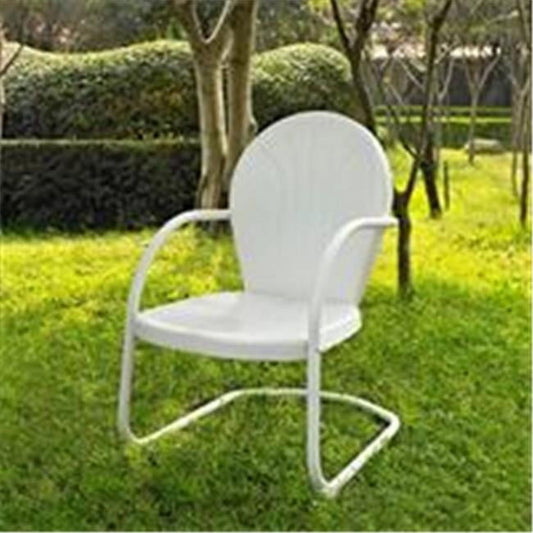 Crosley Furniture GriffithMetal Chair - White Finish