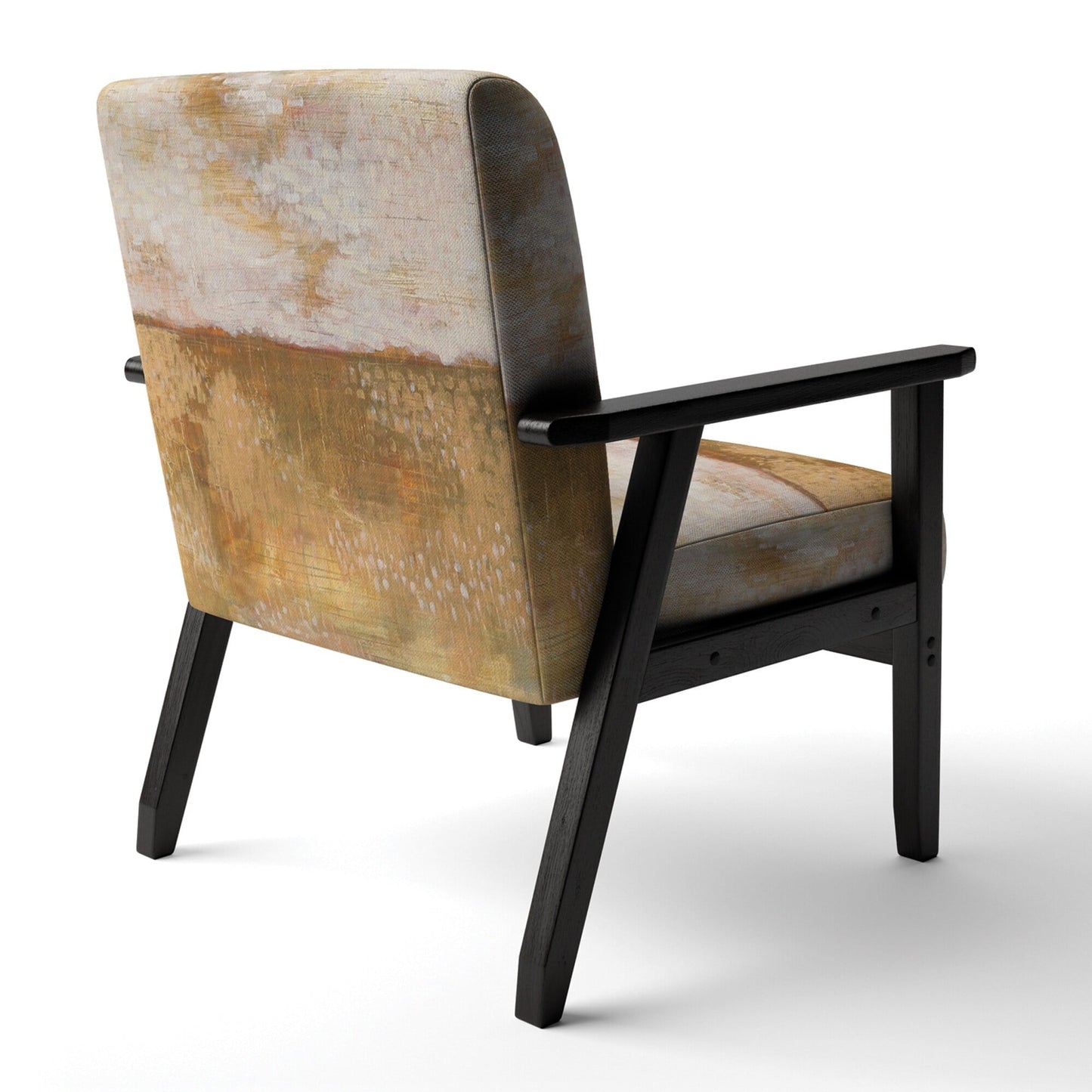 Designart 'Amber Modern Horizon' Upholstered Mid-Century Accent Chair - Arm Chair
