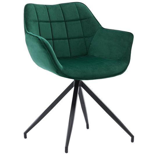 Duhome Elegant Lifestyle Wingback Chair, Dark Green