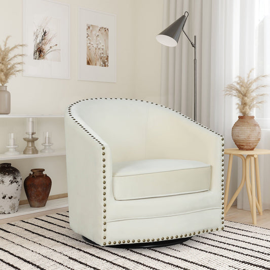 Ember Interiors Oasis Tub Chair, Off-White