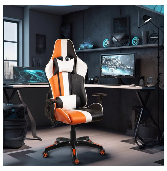 Ergonomic Gaming Chair High Back Computer Chair PU Leather Reclining Chair