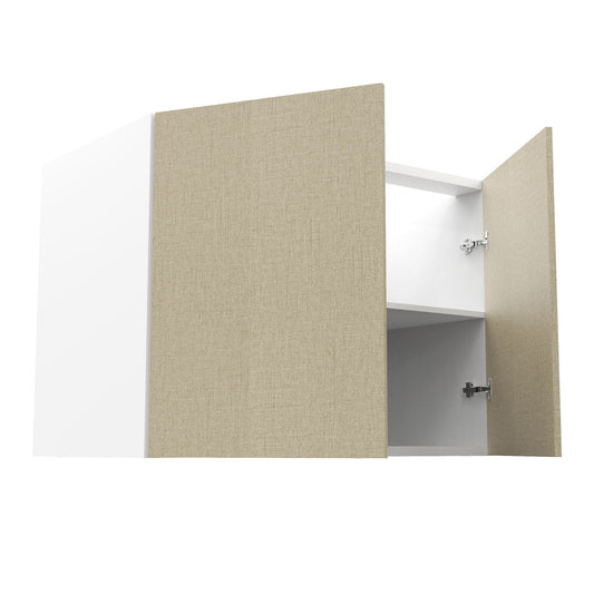 RTA - Fabric Grey - Full Height Double Door Base Cabinets | 42"W x 34.5"H x 24"D