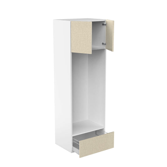 RTA - Fabric Grey - Double Oven Tall Cabinets | 30"W x 90"H x 24"D