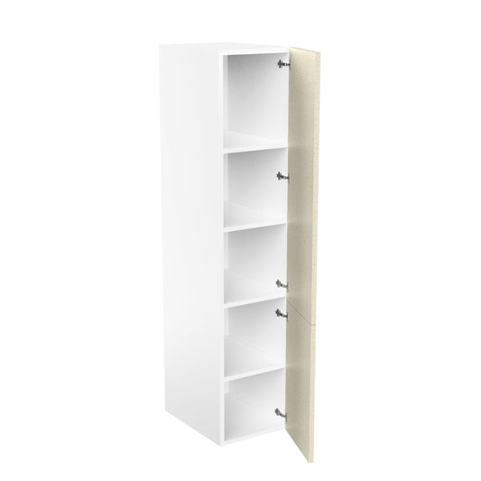RTA - Fabric Grey - Single Door Tall Cabinets | 18"W x 84"H x 24"D