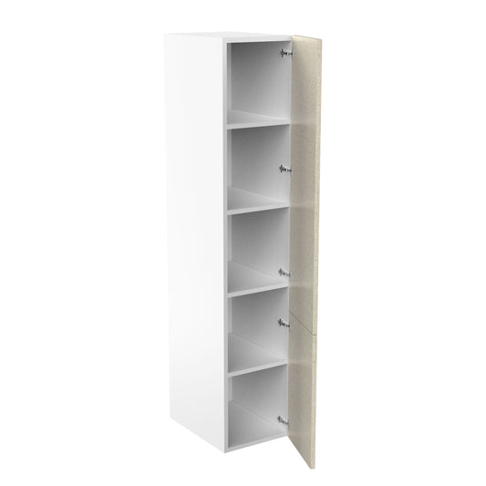 RTA - Fabric Grey - Single Door Tall Cabinets | 18"W x 90"H x 24"D