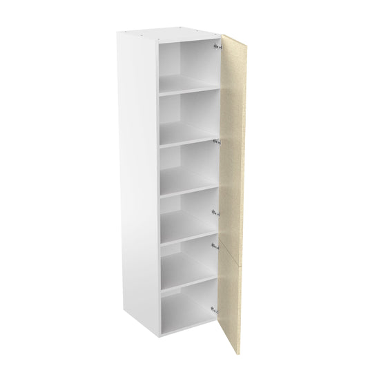 RTA - Fabric Grey - Single Door Tall Cabinets | 24"W x 96"H x 24"D
