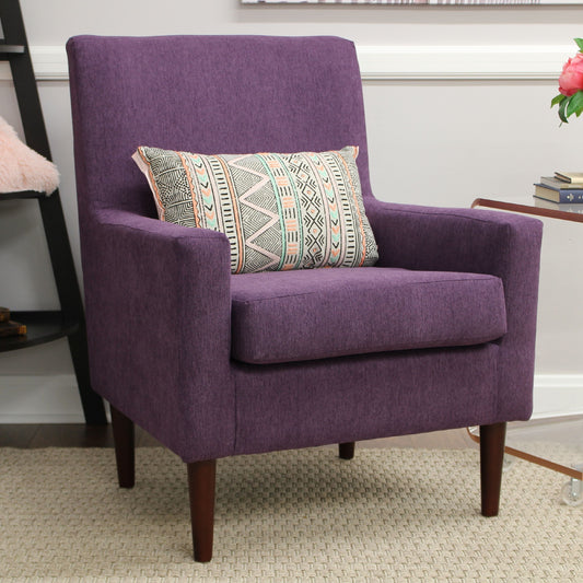 Fox Hill Emma Lounge Chair, Eggplant