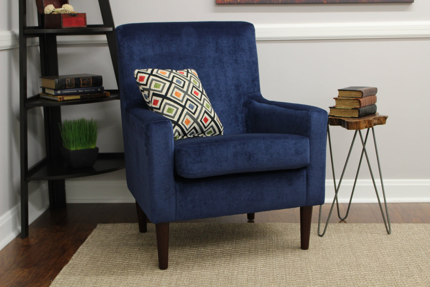Fox Hill Emma Lounge Chair, Royal Blue