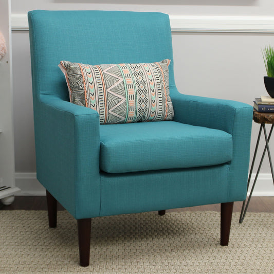 Fox Hill Emma Lounge Chair, Teal Blue