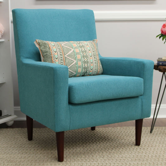 Fox Hill Emma Lounge Chair, Turquoise