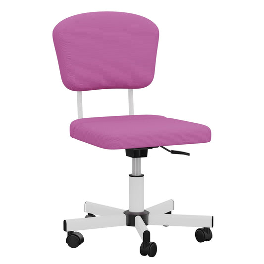 FoxHouse Office Chair Ergonomic Mid Back Fabric Upholstered Chair