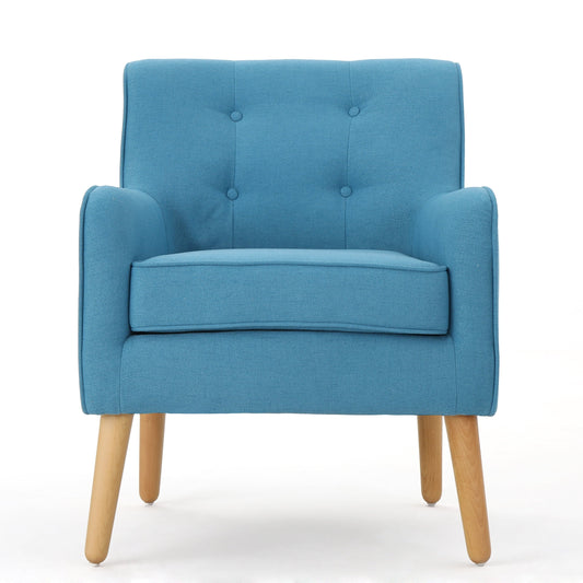 GDF Studio Fontinella Club Chair, Teal