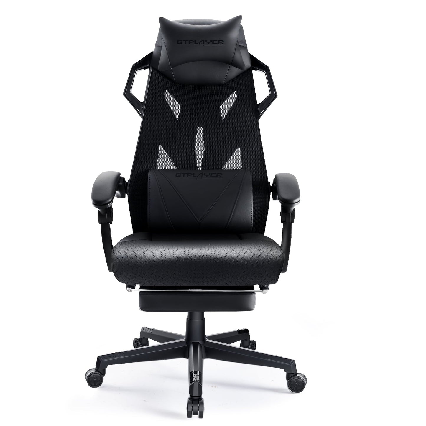 GTPLAYER Ergonomic 3D Stereoscopic Frame Mesh Gaming Office Chair, Black
