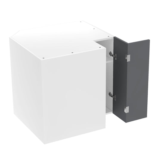 RTA - Glossy Grey - Easy Reach Base Cabinets | 36"W x 34.5"H x 24"D