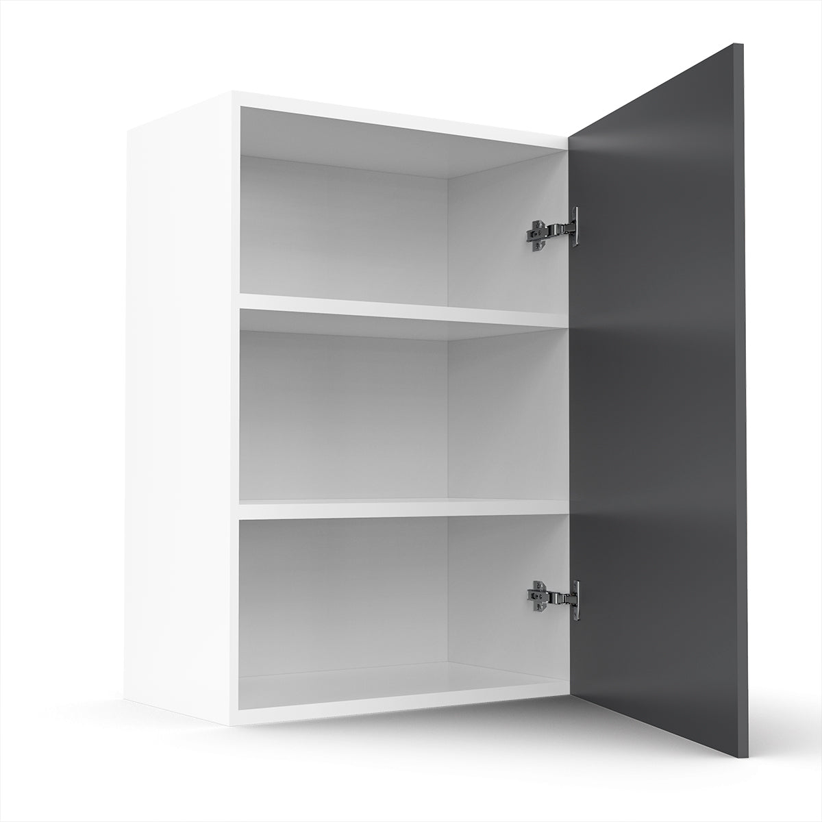 RTA - Glossy Grey - Single Door Wall Cabinets | 24"W x 36"H x 12"D
